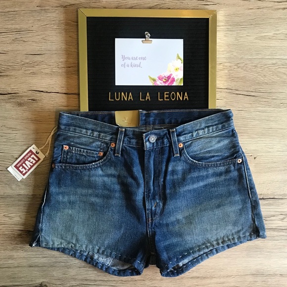 NWT Levis LVC 1967 505 Selvedge Big E Denim Shorts - Picture 4 of 6